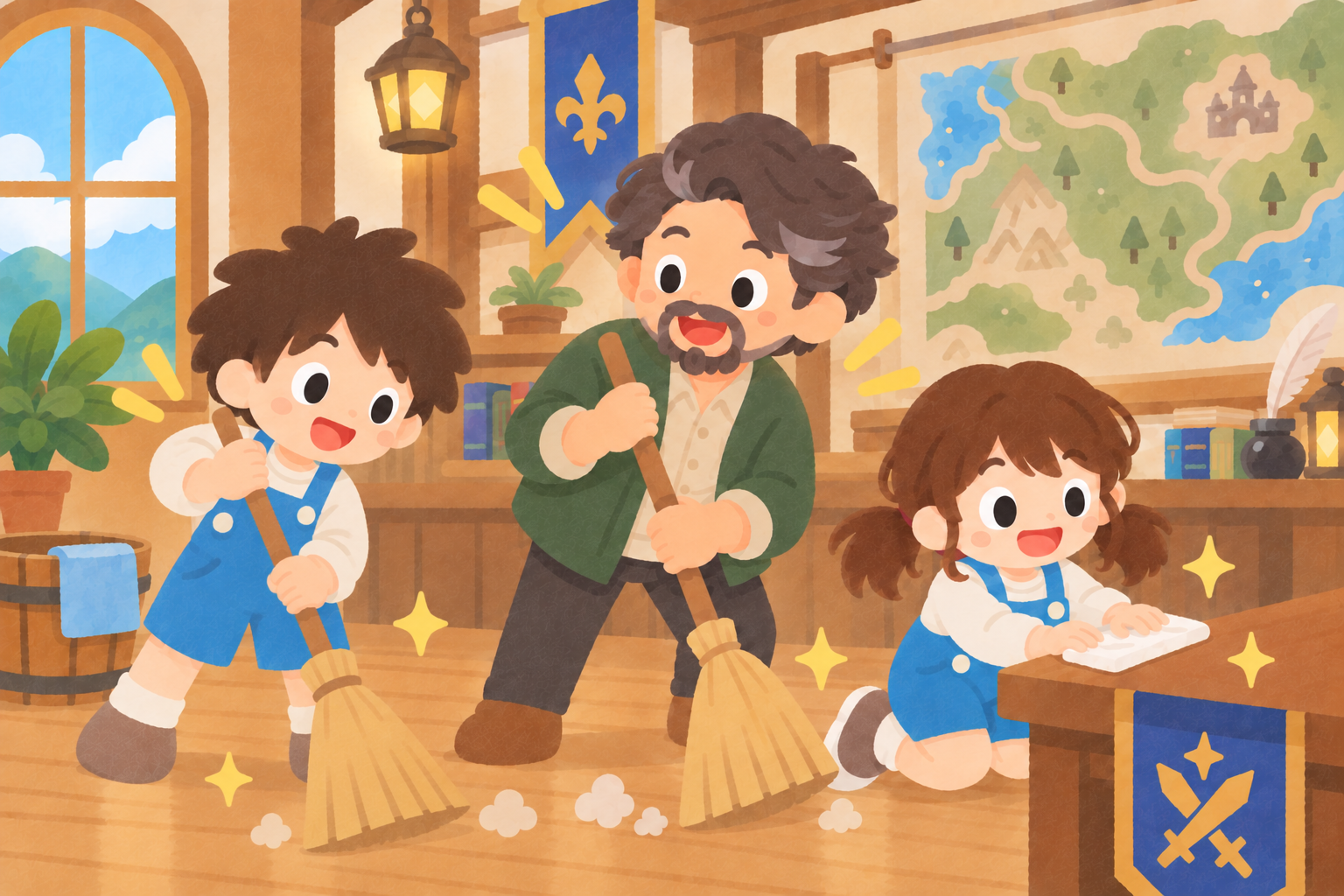 魚沼の人と触れ合う、はじまりの場所！ギルドマスターとおしゃべり掃除クエスト