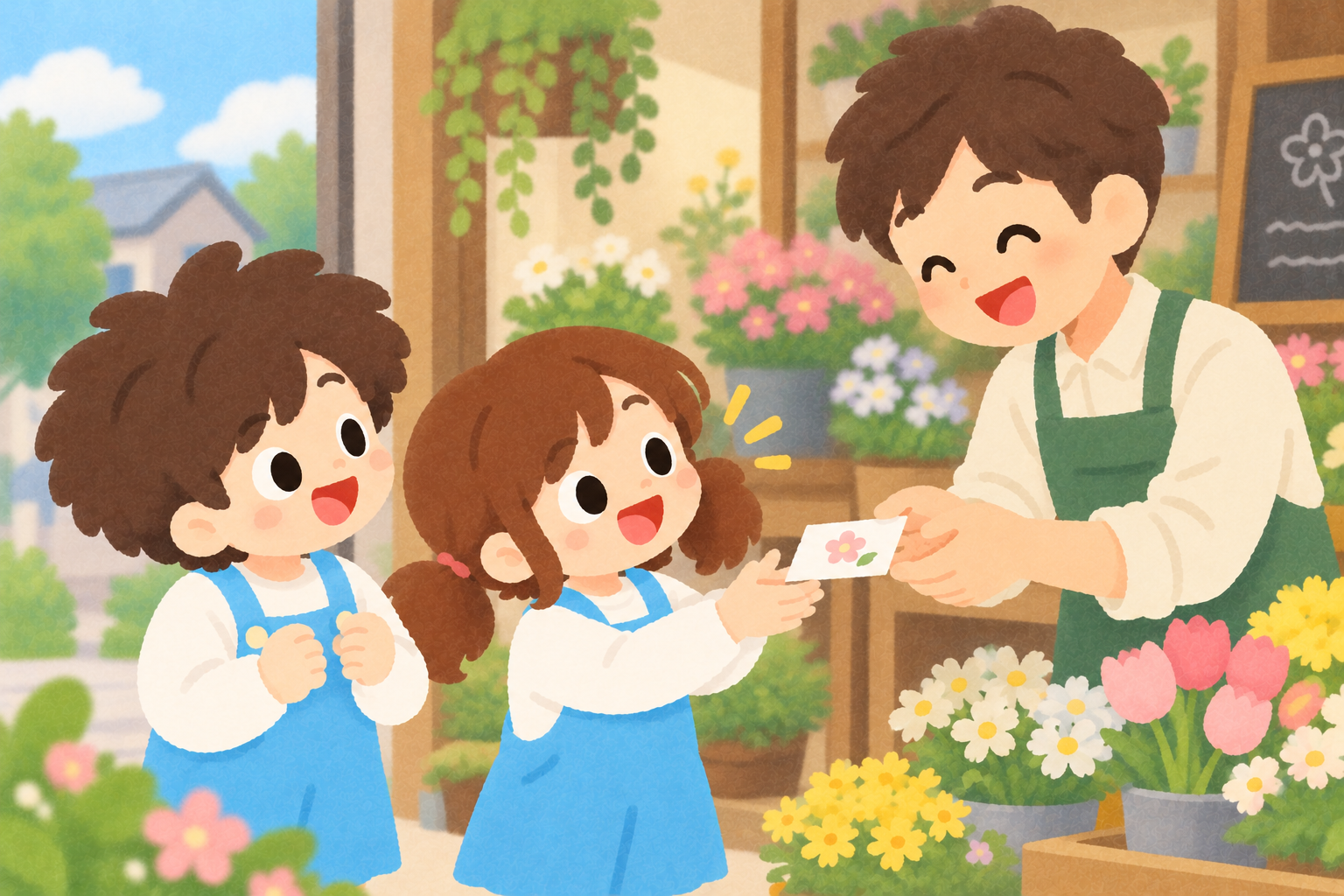 シール!? いやいや名刺です！魚沼市の花屋さん「清花園」でユニークな名刺をゲットせよ！